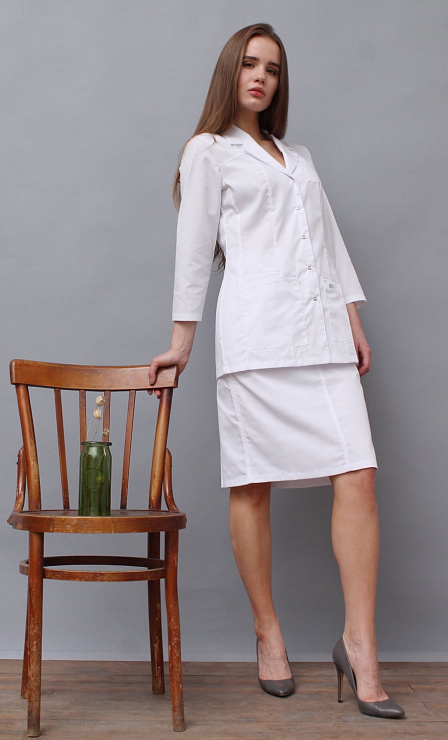 Блуза женская «Ева», белый, 46