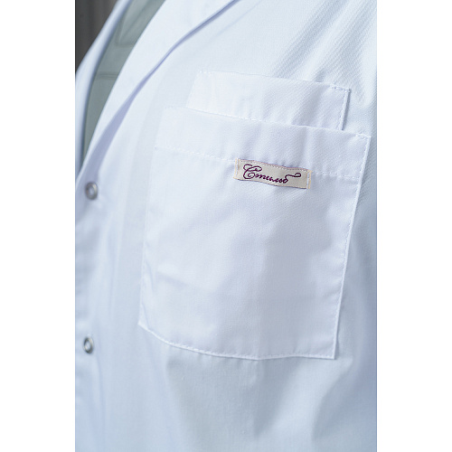 Халат мужской 234СД, белый, 48