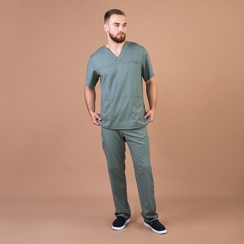 Брюки мужские Тезис TZ610, оливковый, 56