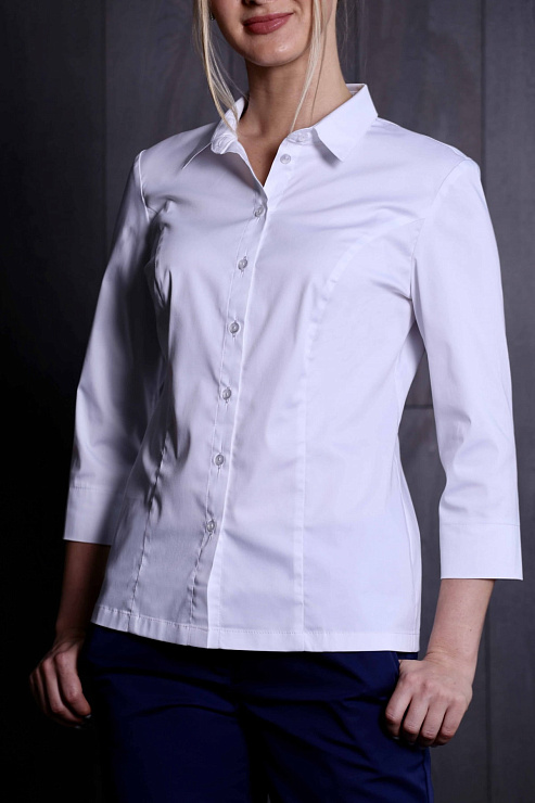 Блуза женская «Администратор», белый, 46