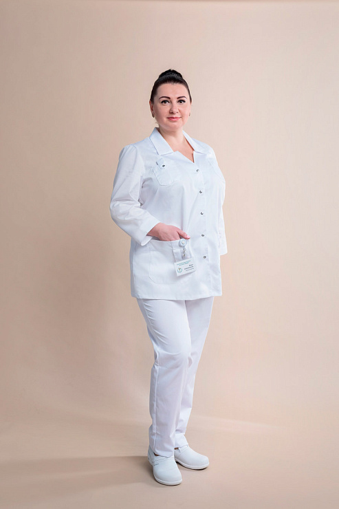 Блуза женская «Лайм», белый, 42