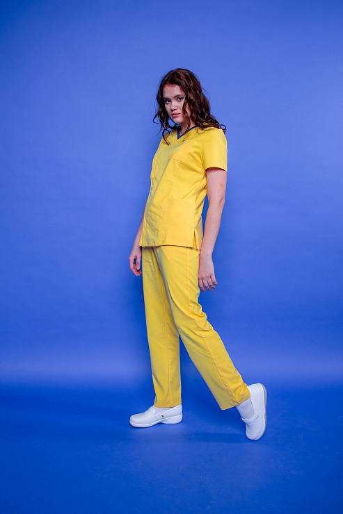 Брюки женские, R126 лимонно-желтый, XXL