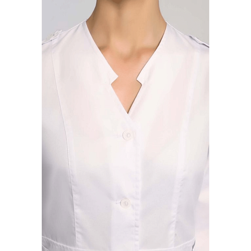 Халат женский 249 Satory, 3/4 рукав, белый, 60