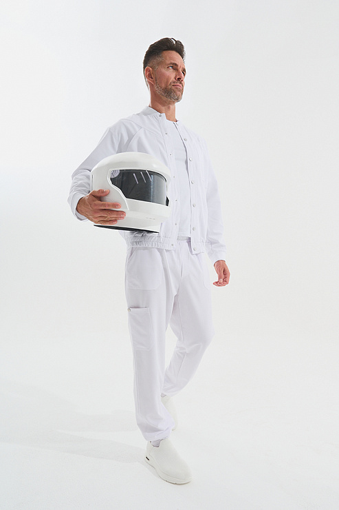 Джоггеры мужские Тезис TZ625, белый, 48