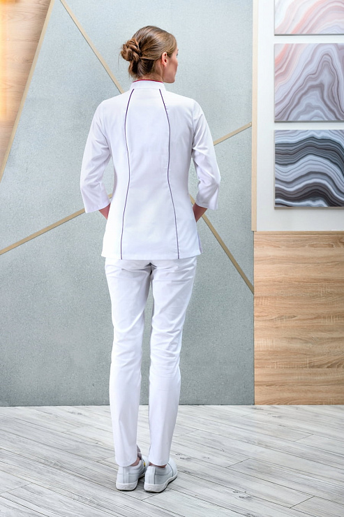 Блуза женская «Темпа», белый, 54