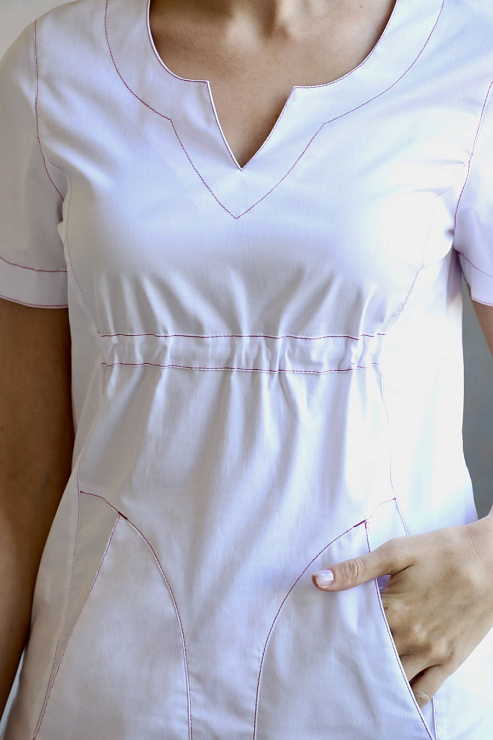 Блуза женская «Колибри», белый, 50