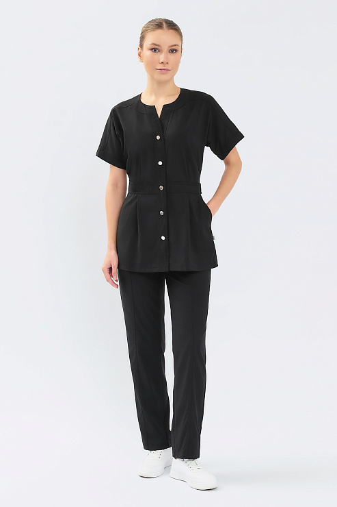 Брюки женские Тезис TZ325, черный, 42