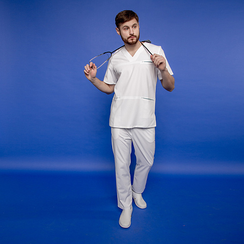 Туника мужская 257 Tennessee, R150 белый, 4XL