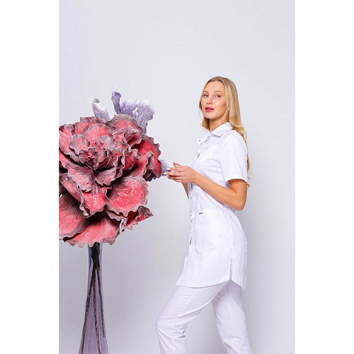 Блуза женская «Сафари», белая, 42