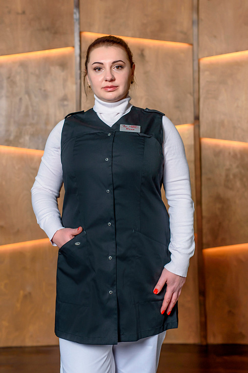 Блуза женская «Локон», черный, 48