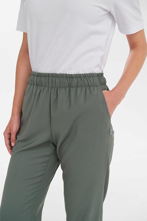 Брюки женские Тезис TZ315, оливковый, 40