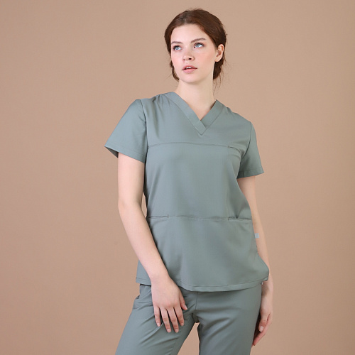 Туника женская Тезис TZ300, оливковый, 42