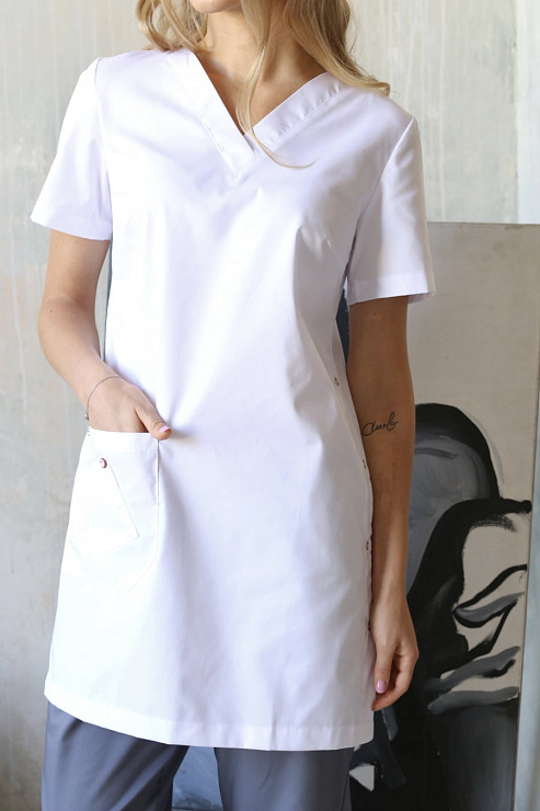 Блуза женская «Лонга», белый, 44