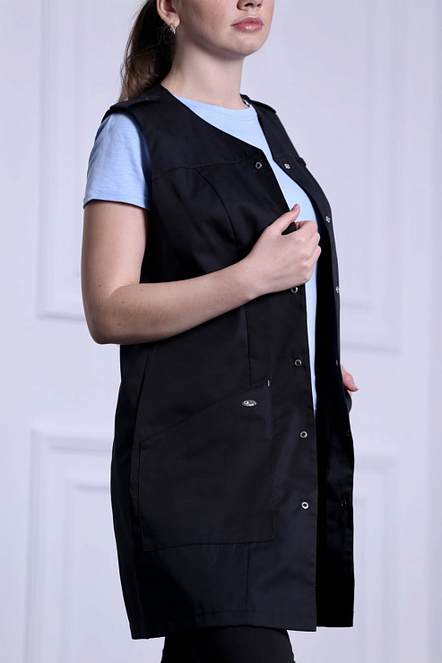 Блуза женская «Локон», черный, 50