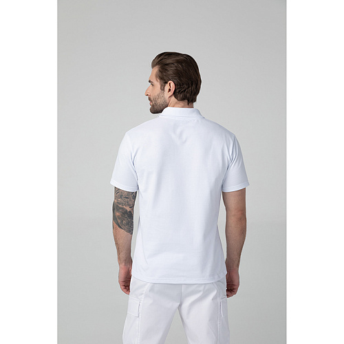 Поло мужское, белый, 46