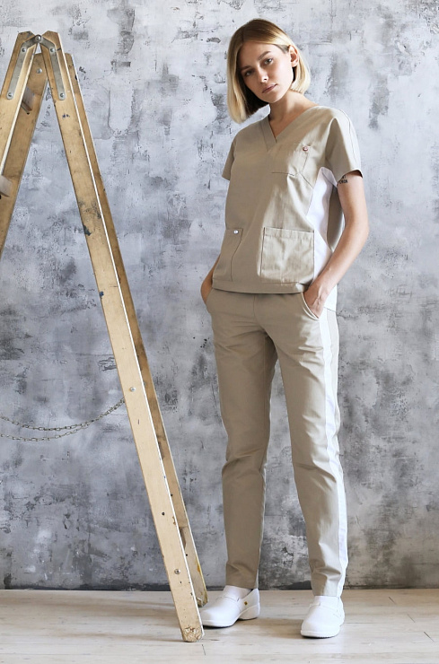 Блуза женская «Нюша», сахара, 42