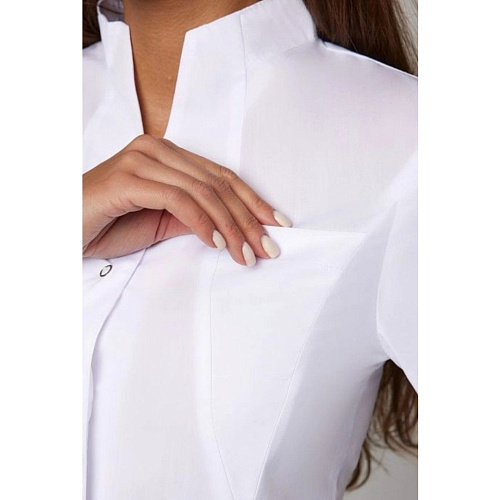 Халат женский 202 Ultra, длинный рукав, белый, 42