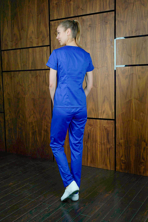 Блуза женская «Aльфа», василек, 40