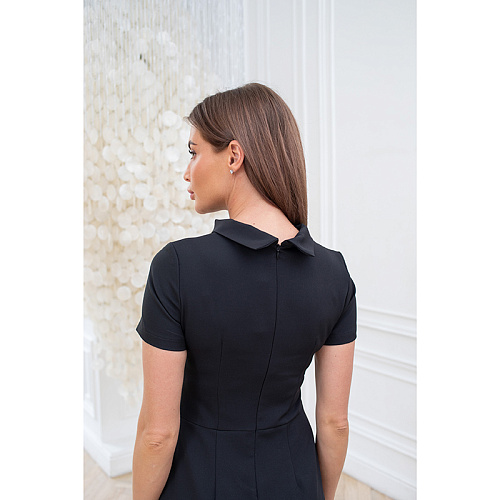Платье Dr. Nice «Beauty» со стойкой, черный, 46