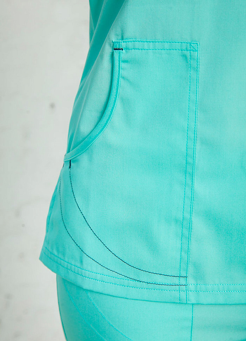 Туника женская, зеленый, 46