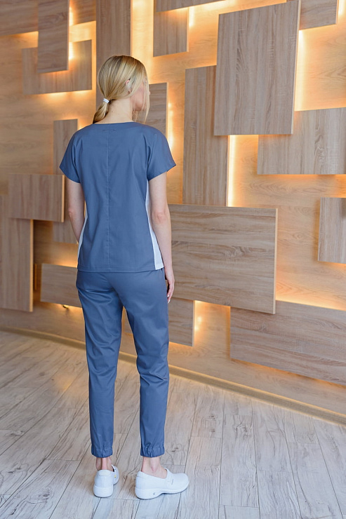 Блуза женская «Нюша», графит, 50