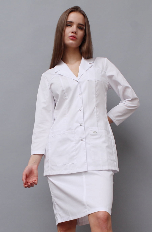 Блуза женская «Ева», белый, 46