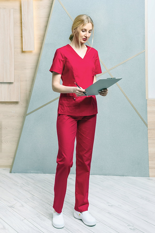 Блуза женская «Терра», красный, 50