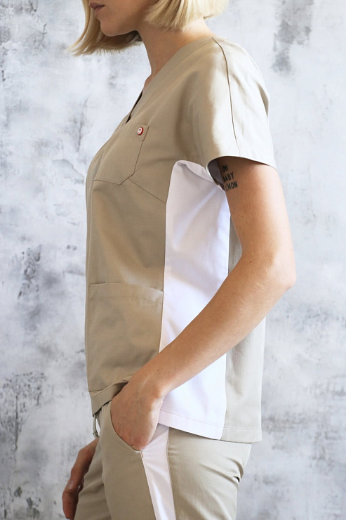 Блуза женская «Нюша», сахара, 42