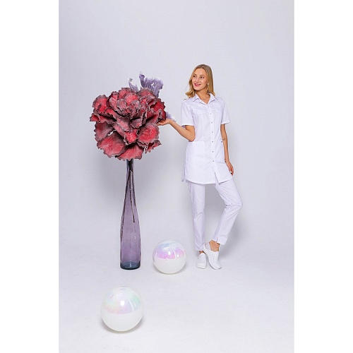 Блуза женская «Сафари», белая, 42