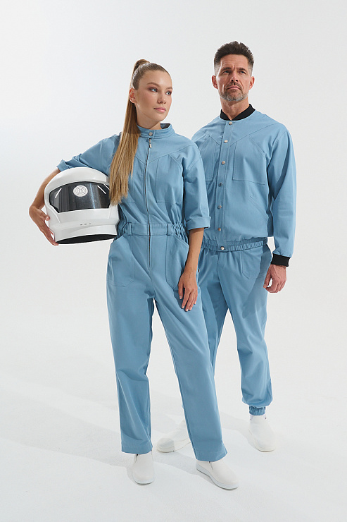 Комбинезон женский Тезис TZ490, голубой, 44