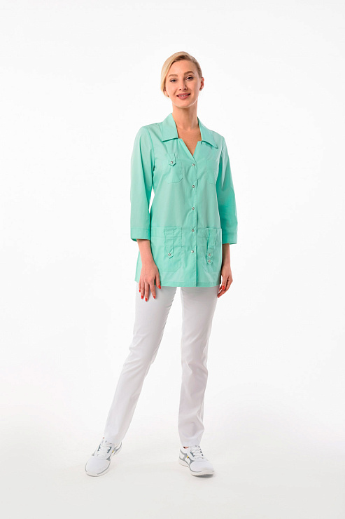 Блуза женская «Лайм», зеленый, 56