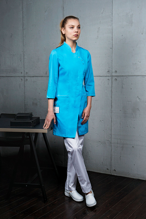 Блуза женская «Восток», лазурный, 42