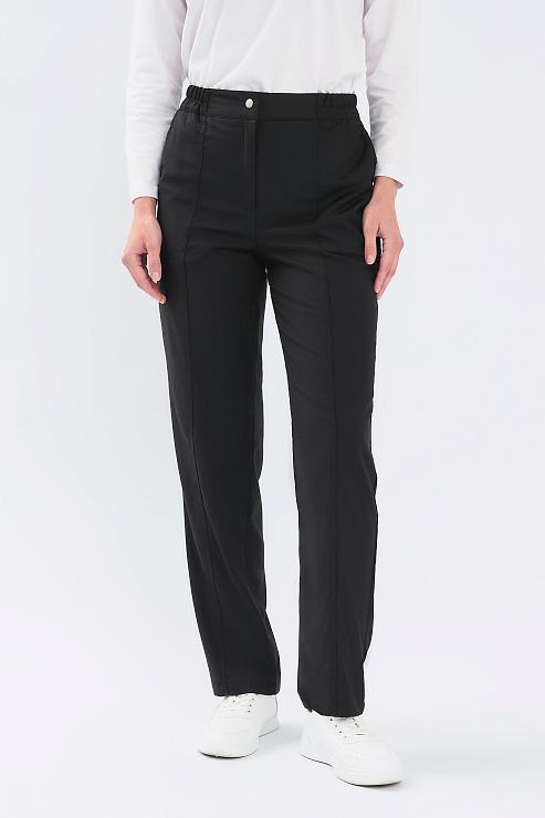 Брюки женские Тезис TZ325, черный, 42
