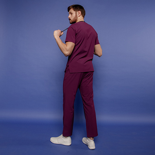Брюки мужские, R143 пурпурно-фиолетовый, XXL