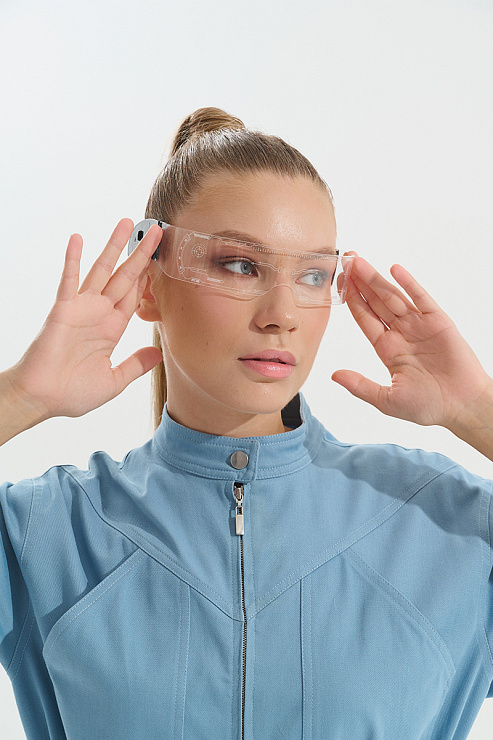 Комбинезон женский Тезис TZ490, голубой, 44