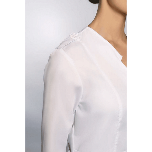 Халат женский 249 Satory, 3/4 рукав, белый, 60