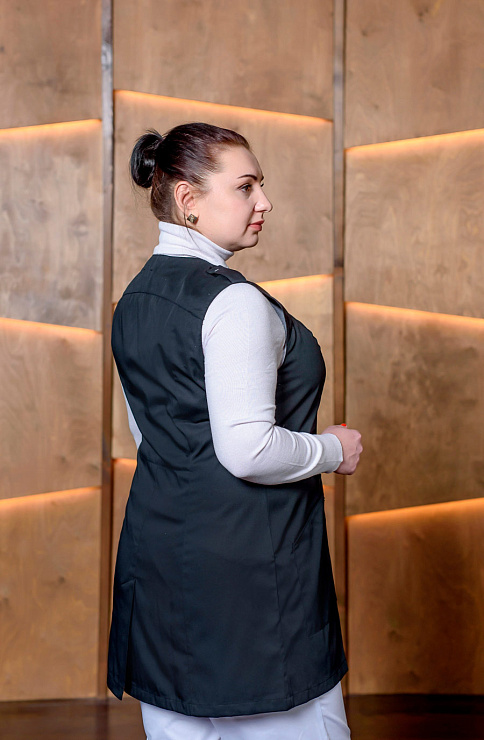 Блуза женская «Локон», черный, 48